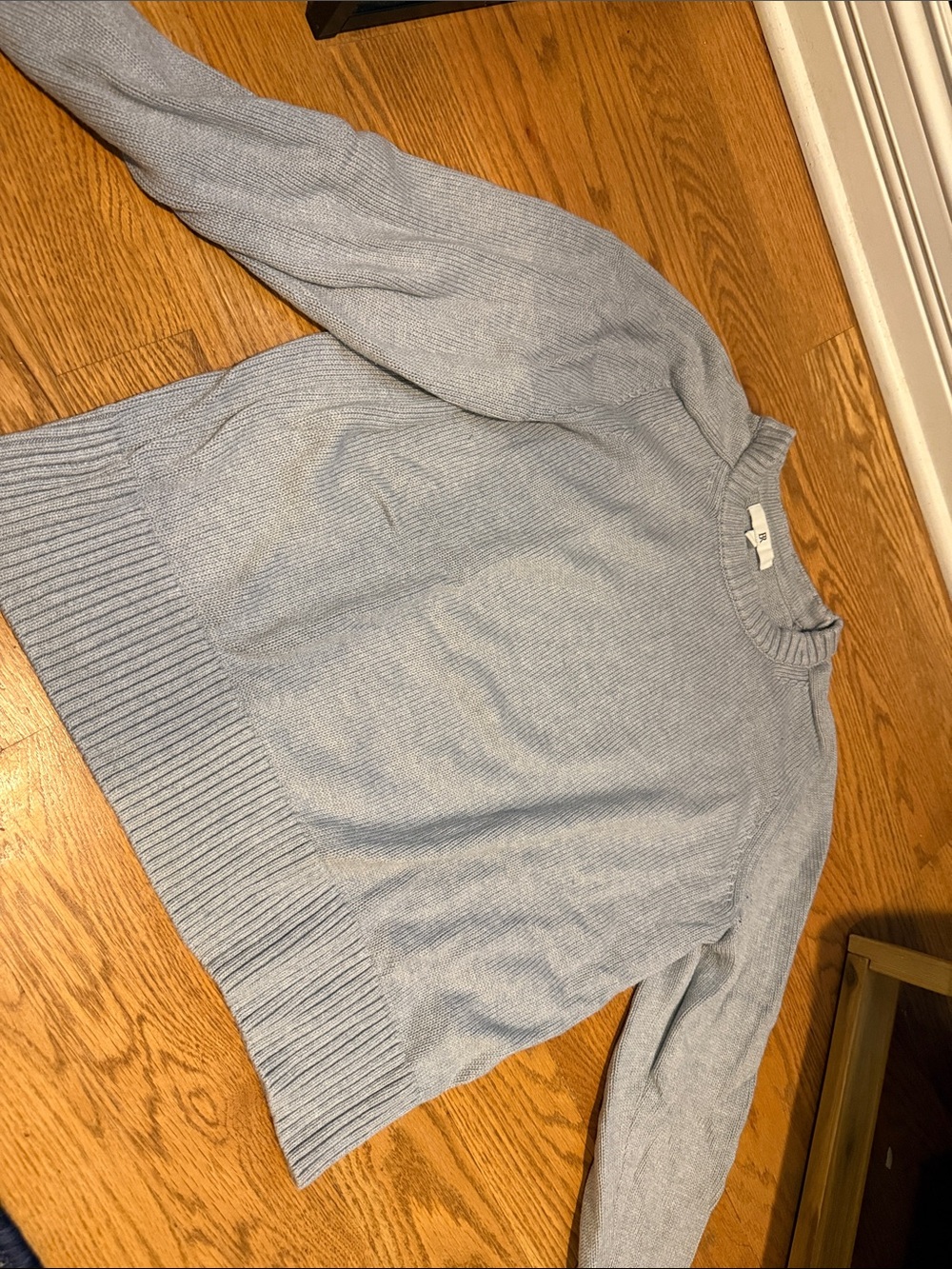 Banana Republic Light Gray Crewneck Sweater